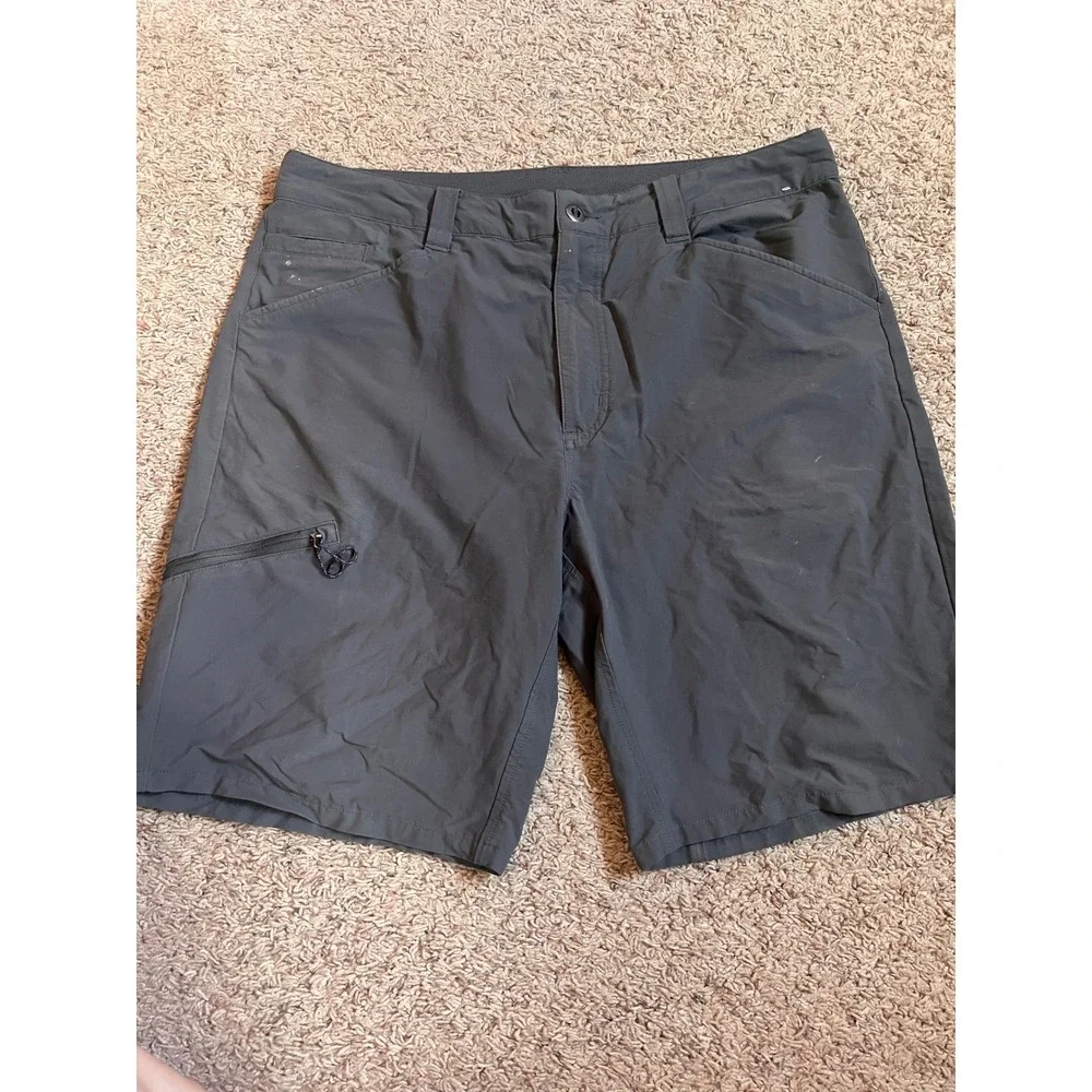 Patagonia Quandary Shorts Mens 36 Forge Grey Hiking Outdoor Nylon Stretch